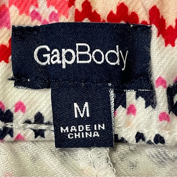 GAP GAPBODY Flannel PJ Shorts in Pink Fairisle - Picture 8 of 9